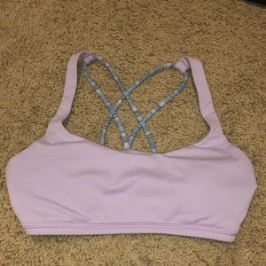 purple lulu lemon sports bra